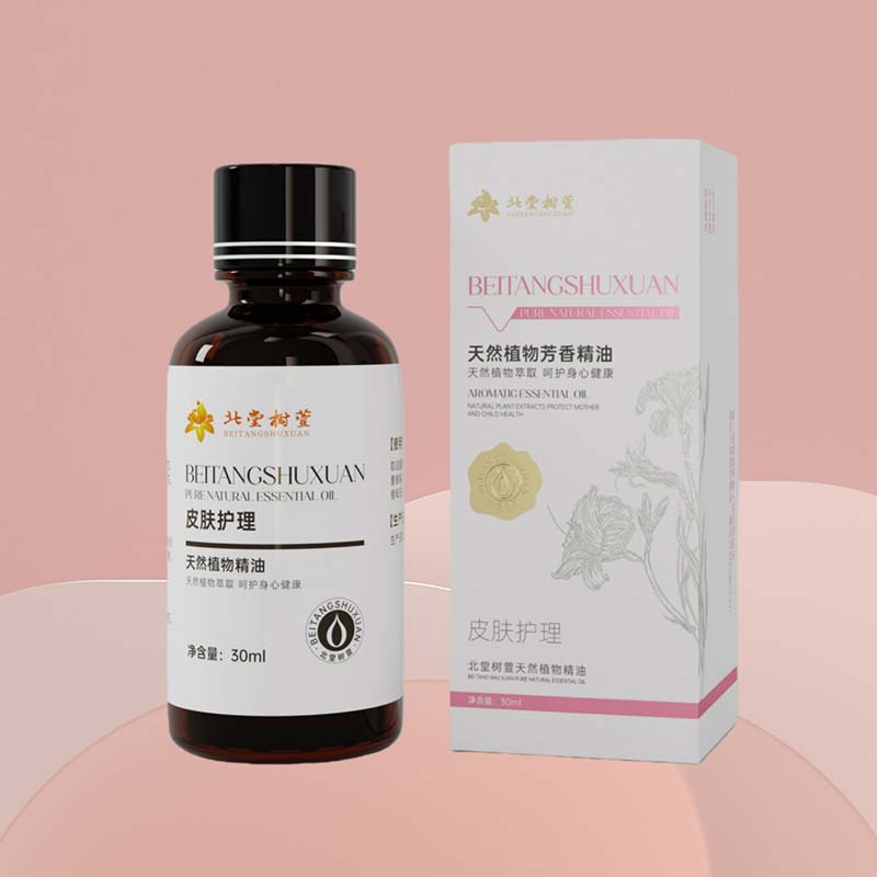 Huiles essentielles de soins de la peau d'aromathérapie